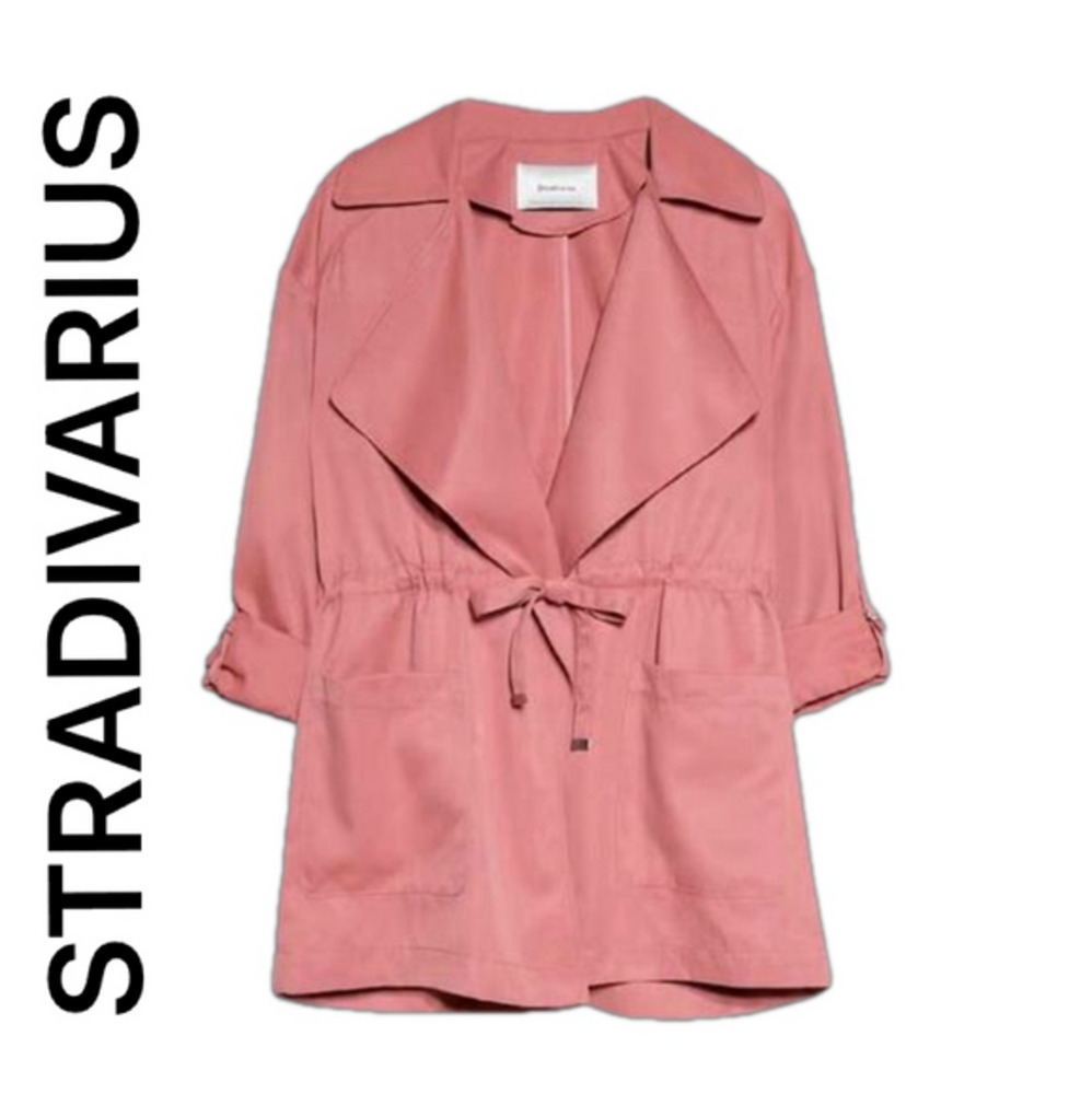 Stradivarius Pink Blush Light Jacket Small